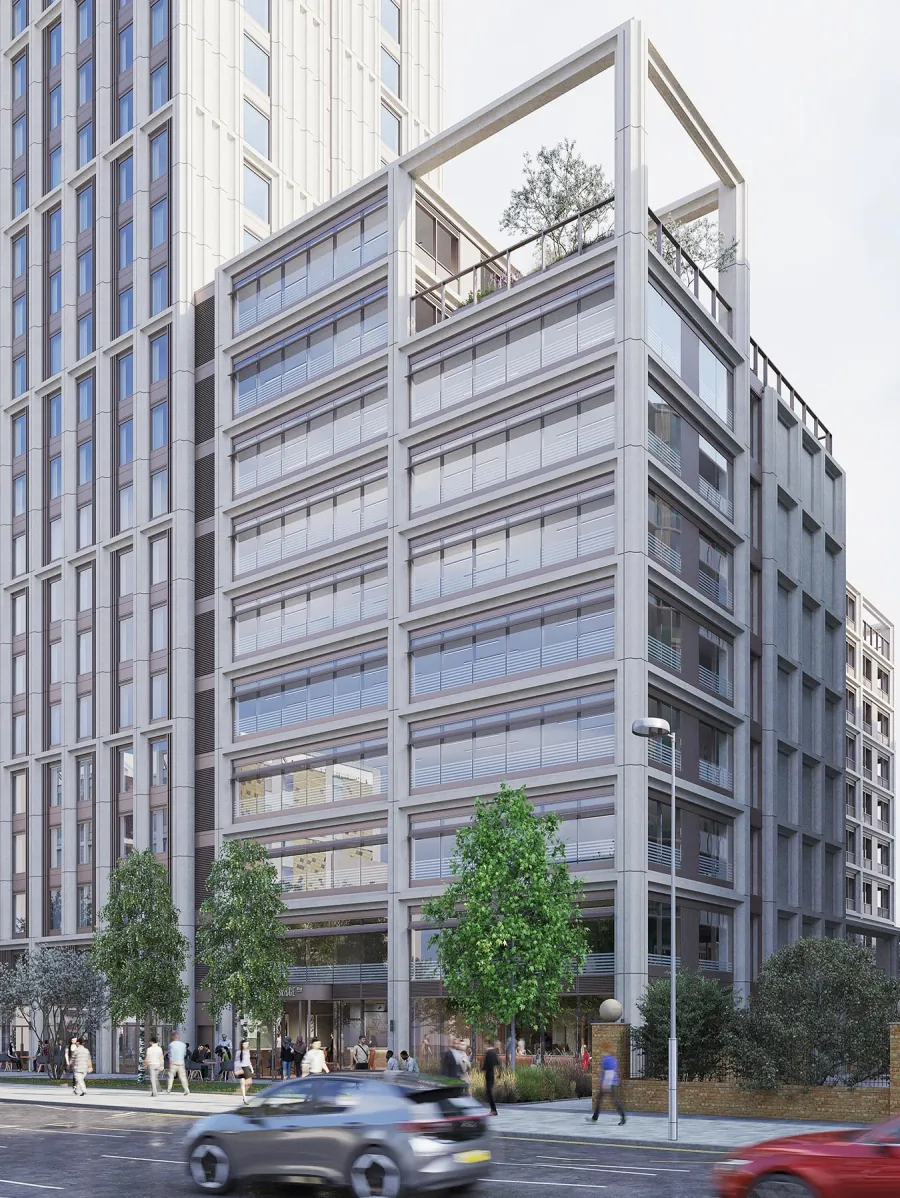 CGI of 52 Uxbridge Road seen from Uxbridge Road